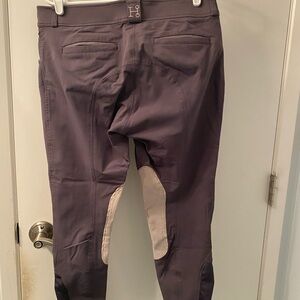 Dove grey contrast knee patch Hadleys by SmartPak size 30R